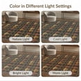 thumbnail image 7 of ODIKA 9'x12' Washable Area Rug Non-Shedding, Easy Care Guitar Vintage Sheet Note Repeat Acoustic Instrument Border Music Flowing for Master Suite, California King, Under Bed, 7 of 7