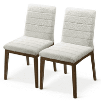 Newboti Furniture Ines White Boucle Dining Chair (Set Of 2) 92283