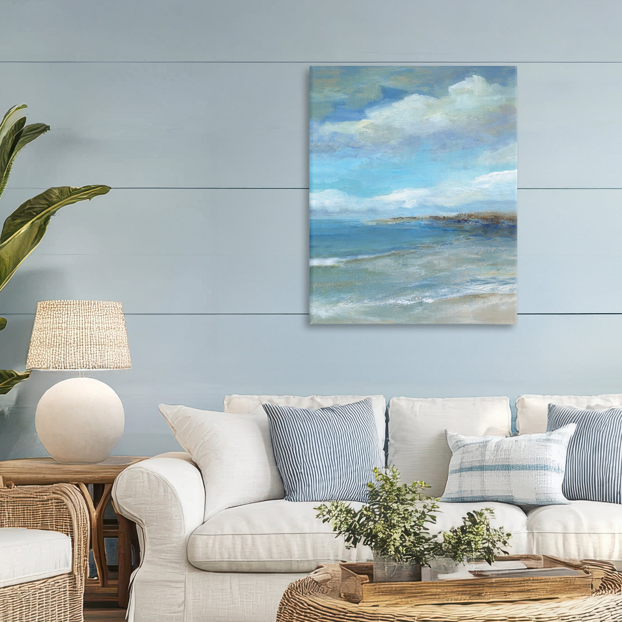 Stupell Industries Shore's Calm Breeze Canvas Wall Art, design by Carol Robinson