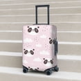 thumbnail image 3 of Wukai Cute Panda Elastic Luggage Cover: Personalized Protection for Your Suitcase - Fits 19~29-inch, Washable & Durable Travel Companion-Medium, 3 of 8