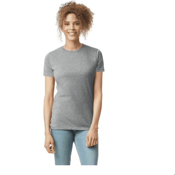 Gildan Women's Softstyle Fitted T-Shirt Sport Gray, L