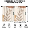 thumbnail image 2 of Blackout Kids Curtains,Brown Boho Plant Pattern Childrens Insulated Curtains Set Of 2,Bedroom Essentials,Toddler Room Decor 42x54in(106x137cm), 2 of 5