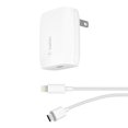 thumbnail image 1 of BOOST↑CHARGE™<br>Chargeur mural USB-C PD 20 W + câble USB-C vers Lightning, 1 of 5