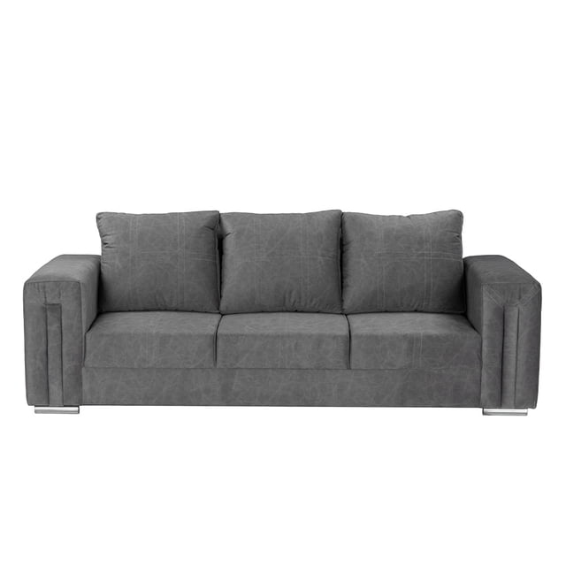 Sofá Dicasa Taos 3 Plazas Gris para Sala