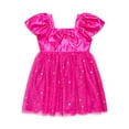 thumbnail image 5 of Dreaming of Lucy Toddler Girls Starry Bow Tutu Dress with Short Sleeves, Sizes 12M- 5T, 5 of 7