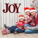 thumbnail image 4 of Wosthever Alegría de Navidad Decoración de Mantel Chimeneas Carta Letrero Decoraciones de para estudio Dormitorio Sala de estar Kits de decoración para fiestas ALEGRÍA Wosthever HA040426-01, 4 of 6