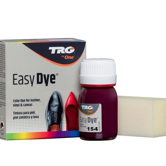 TRG Aubergine 154 Color Dye – best leather dye, makes it easy to either restore the color of your shoes, handbags or other leather goods or to change the color