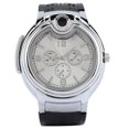 thumbnail image 1 of Cigarette Cigar Lighter Watch Quartz Watch Refillable Butane Lighter Watch Silver, 1 of 8
