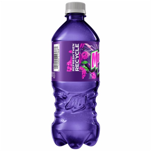 Mountain Dew Purple Thunder Soda Bottle 20 oz