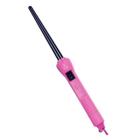 HerStyler Baby Curl Hair Curling Wand, Hot Pink
