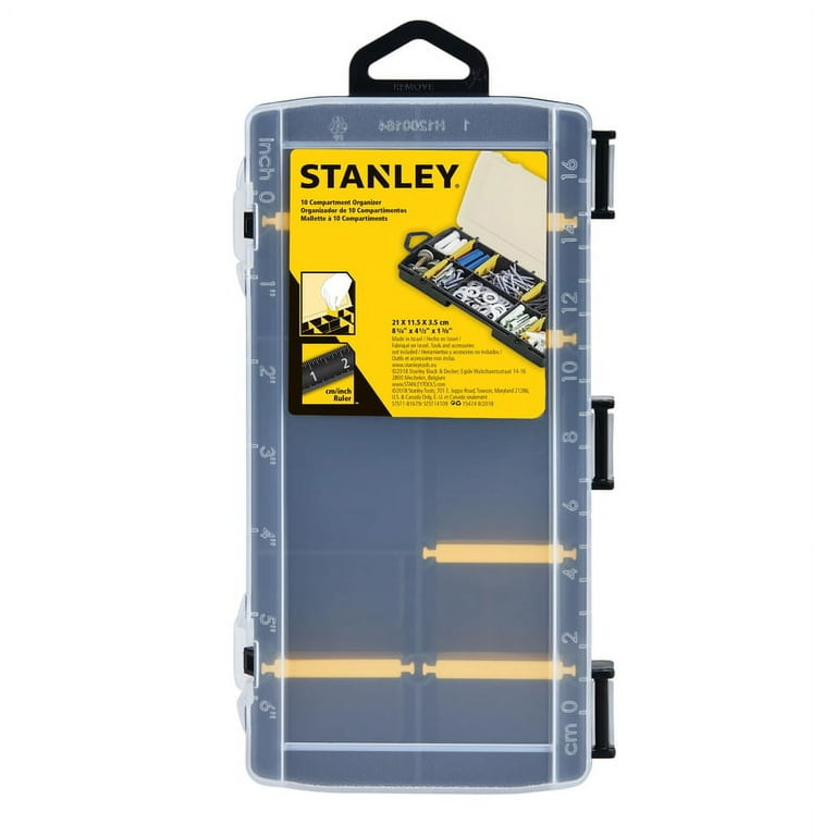 Stanley Consumer Tools 253904 9 in. 10 Compartment Small Parts Organizer