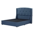 thumbnail image 2 of Box Base Cama Matrimonial + Cabecera Zefyr Azul, 2 of 8