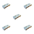 thumbnail image 1 of Shengyu 1/2/3/5 Cotton Linen Tablecloth Rectangular TV Cabinet Coffee Desktop Fringe Waterproof Table Cloth for Dining Hall Garden 50*145cm,Embroider/Light blue 5PCS, 1 of 6