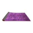 thumbnail image 2 of Ahgly Company Indoor Square Oriental Purple Industrial Area Rugs, 7' Square, 2 of 4
