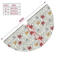 thumbnail image 3 of Lsque Funny Cat White Print Christmas Tree Skirt, Tree Skirt with Ties or Velcro, Perfect for Holiday Decorations, Halloween, and New Year-48", 3 of 7