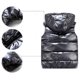 thumbnail image 2 of Unisex Shiny Padded Vest Hooded Stand Collar Waistcoat For Men And WomenS, 2 of 3