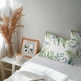 thumbnail image 5 of Outdoor Waterproof Pillow Covers Pack of 2, Summer Eucalyptus Leaf Plant White Background Farmhouse Decorative Throw Pillowcases Cushion Covers for Garden Patio Tent Sofa Couch, 20x12 inch, 5 of 8