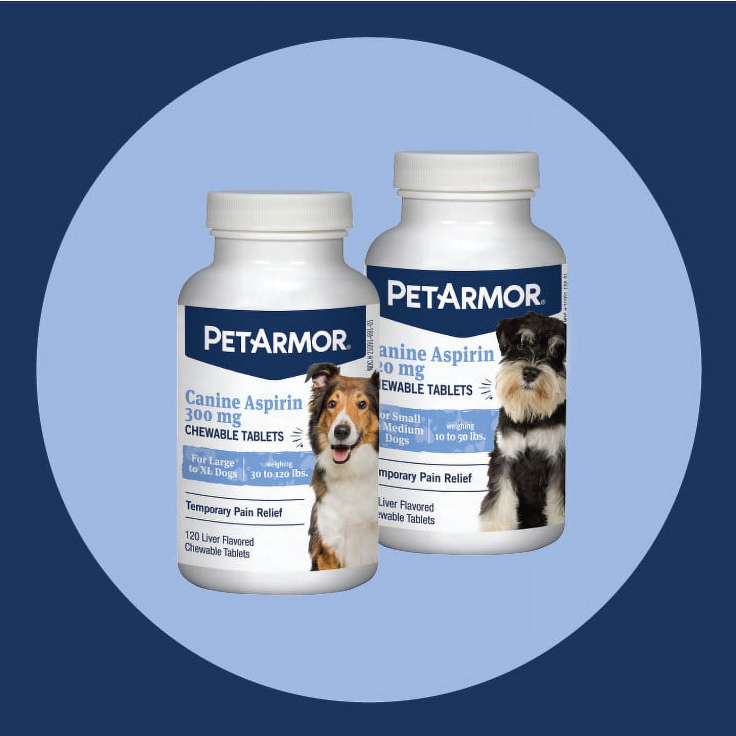 PetArmor Aspirin Chewable Tablets for Dogs, SM 75ct