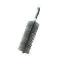 thumbnail image 3 of Cepillo limpiador de polvo, quitapolvo, agarre cómodo, portátil, plumero gris pequeño, 3 of 9