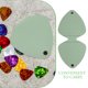 thumbnail image 3 of KAKOWELY Porta Púas Para Guitarra Con Y Color Verde Claro Para Púas Acústicas, 3 of 6