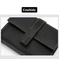 thumbnail image 1 of Leather Women Purse Rectangular Replacement Grandmother Wallets Card Trifold Solid Color Stylish Card Holder Wallet Notecase Birthday Gift Grey, 1 of 8