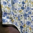thumbnail image 7 of Vintage Floral Corset Tops for Women Tie Shoulder Renaissance Lace Up Bustiers Overbust Shaper Tank Corsets Blue, S, 7 of 7