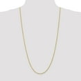 thumbnail image 2 of 14k Yellow Gold 2mm Solid Diamond Cut Rope Chain w/ Lobster Clasp 30", 2 of 5