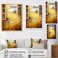 thumbnail image 4 of Designart "Harvest View from Farm Windows I" Farm Framed Wall Art - Country Yellow Farm Windows Living Room Framed Canvas Art, 4 of 6
