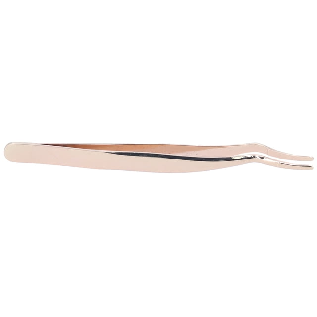 Lash , Eyelash Tweezers, Curved Stainless Steel Eyelash Extension Auxiliary Clip, Eyelashes For False Lash Application Easily Apply And