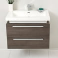 thumbnail image 4 of Fresca Medio Black Modern Bathroom Cabinet w/ Vessel Sink, 4 of 7