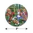 thumbnail image 3 of Alice in Wonderland Garden Party Kitchen Refrigerator Locker Button Magnet, 3 of 6