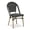 Black, variant on PURPLE LEAF OUTDOOR 3-Piece French Bistro Dining Set Round Outdoor Patio Table and 2 Armless Chairs Tempered Glass Top PE Rattan Champagne Finish Aluminum Frame White