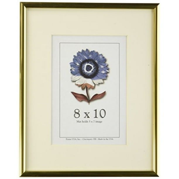 8x10 Shiny Gold Metal Picture frame