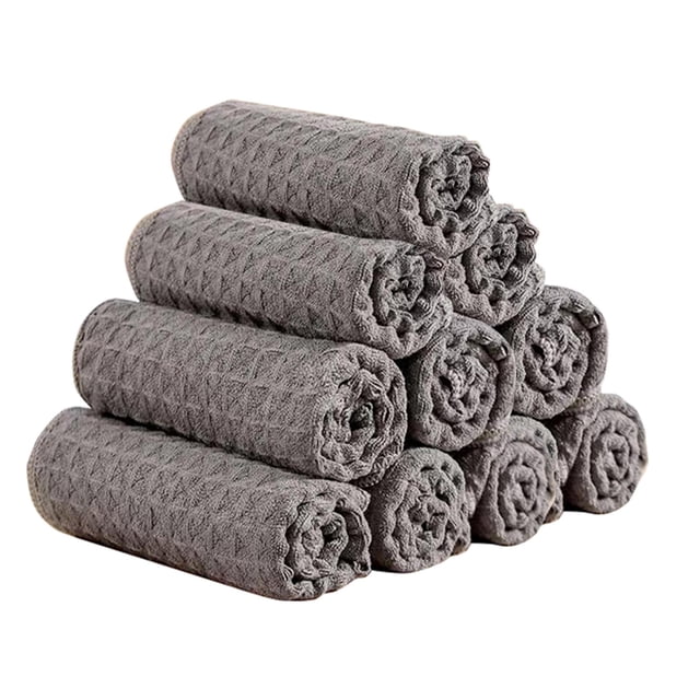 VogueV Microfiber Cleaning Cloth - Heavy Duty Absorbent Kitchen Towels D