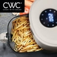 thumbnail image 4 of COOK WITH COLOR Air Fryer, 4Qt Glass Air Fryer, 1200W, 6 Presets, Cream, 4 of 7