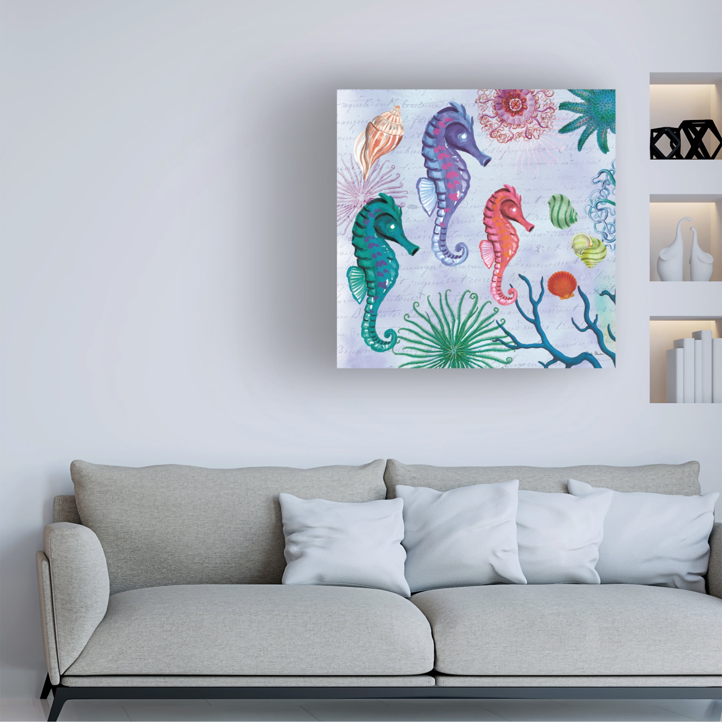 Trademark Fine Art 'Tropical Underwater II' Canvas Art by Farida Zaman