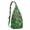 Green-3, variant on Summer Watermelon Sling Backpack – Cute & Vibrant Tropical Hiking Bag – Lightweight, Durable & Functional for Travel, Beach Days, and Outdoor Adventures