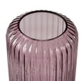 thumbnail image 6 of Better Homes & Gardens 9.8" Pink Ribbed Cylinder Glass Vase, 6 of 7