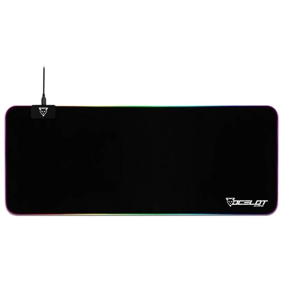 Mouse Pad Gamer OCELOT OMPXL01, RGB, Con Software integrado, Color Negro Ocelot Gaming OMPXL01