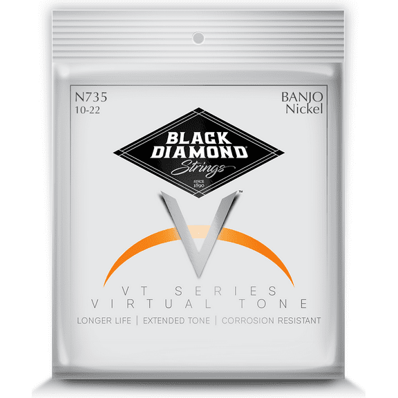 Black Diamond Banjo Strings 5-String Medium Loop End Nickel Wound