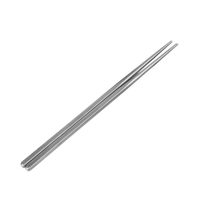 Pure Titanium Chopsticks Hollow Chopsticks Outdoor Tableware Camping Chopsticks Silver 230mm