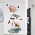 thumbnail image 2 of Wosthever Pegatinas de flores, suministros para el hogar, fondo de mano de obra fina extraíble, calcomanías de vinilo, Mural, Decoración del hogar, 2 of 6