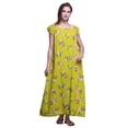 thumbnail image 1 of Bimba Vêtements de Nuit pour Femmes Nuisette Imprimée en Rayonne Longue Robe Maxi Vêtements de Nuit, 1 of 4