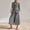 Gray, variant on Fwqbns Women's 2 Piece Outfits Dressy Long Blazer Jackets High Waisted Wide Leg Pants Suits Set Business Casual Work Office Wear Elegant Suit for Daily