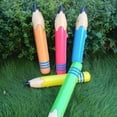 thumbnail image 3 of Billuyoard Juego de 5 lápices divertidos para fiesta de regreso a clases, crayones, globos, grandes accesorios para la vuelta a clases, Decoración del hogar, 3 of 6