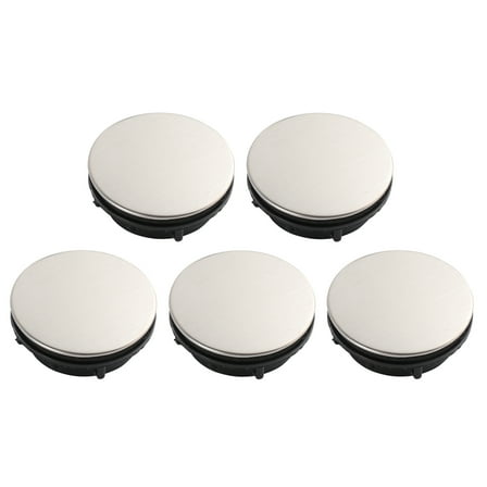 WEUVEB 5Pcs Kitchen Sink Hole Caps Durable Stainless Steel Faucet Covers
