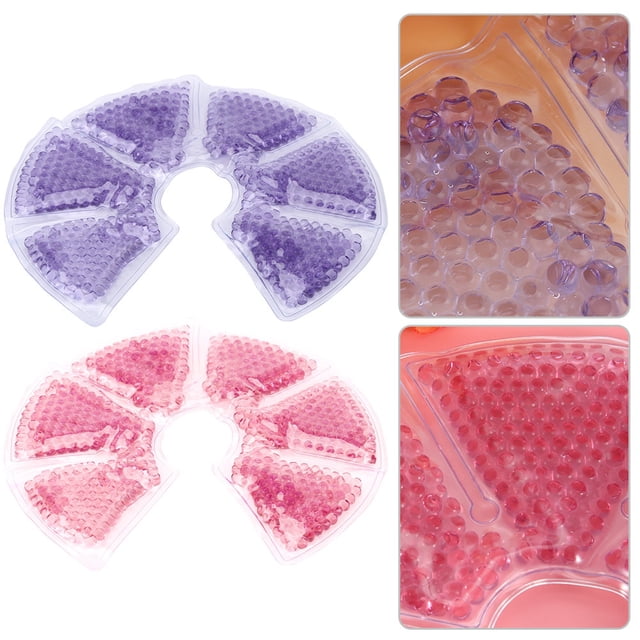 Real Bubee 2 Almohadillas Reutilizables 3 En 1 Para Terapia Mamaria Para Madres Lactantes, Uso En Frío Y Caliente Con Almohadilla De Terapia Fría, Ideal Para Aliviar La