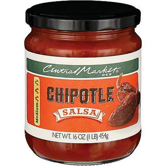 2 Pack Central Market Medium Chipotle Salsa
