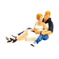thumbnail image 1 of Figuras de pareja de resina a escala 1/64, tren, ferrocarril, micropaisaje, adorno de escritorio Blanco Estilo B, 1 of 9