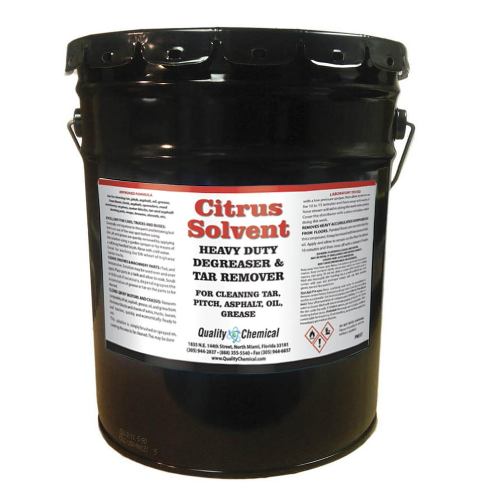 Citrus Solvent Degreaser & Tar Remover 5 gallon pail